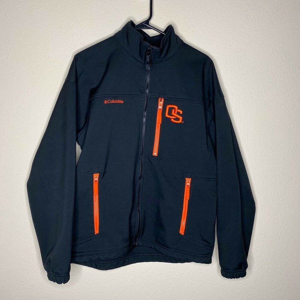 Columbia Oregon State Jacket Medium Black OSU Full